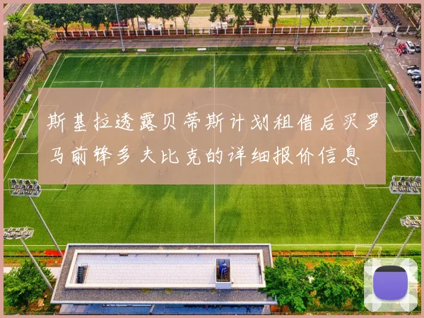 斯基拉透露贝蒂斯计划租借后买罗马前锋多夫比克的详细报价信息